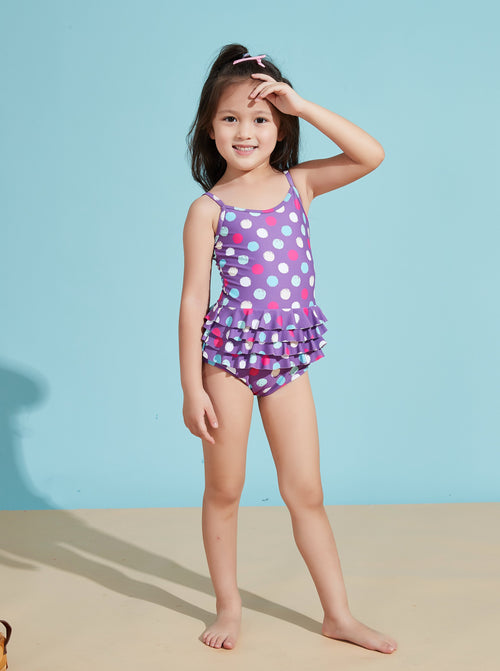 Purple Spot Swimsuit