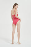 Elastic cut-out One-Piece Swimsuit